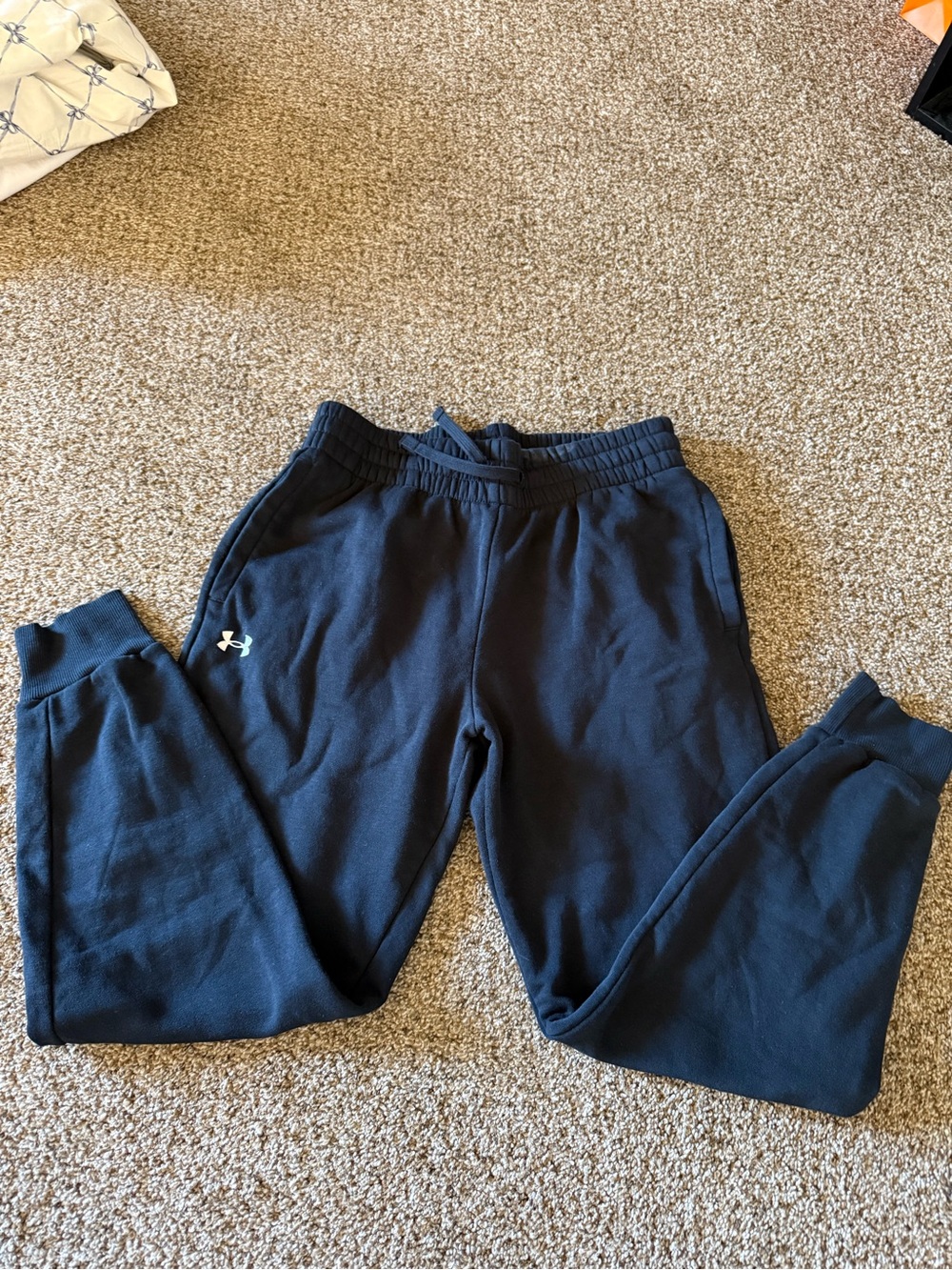 Under Armour Kids Navy Blue Jogger Sweatpants